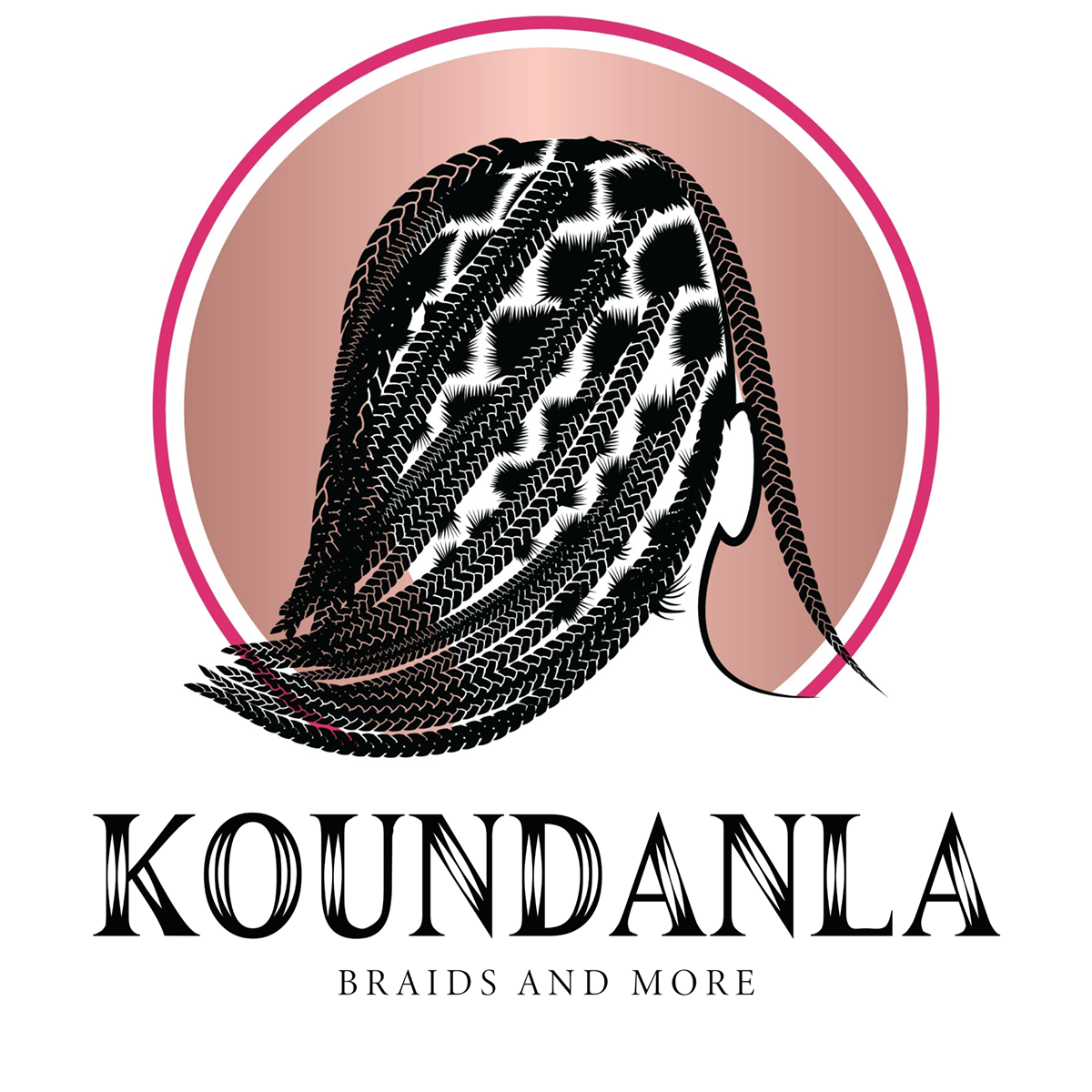 Koundanla-logo, braids ede